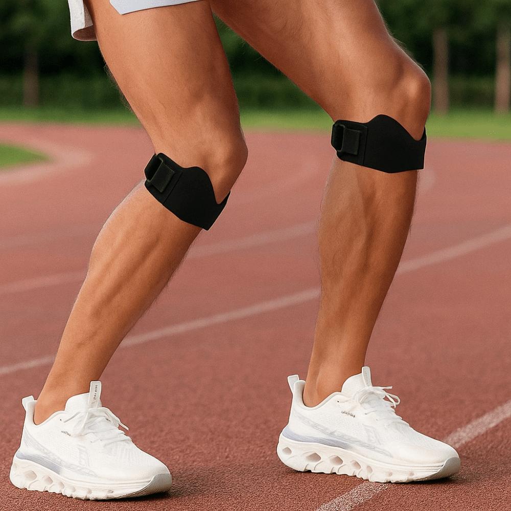 Adjustable Patella Tendon Knee Strap Non-Slip Sport Knee Wrap Knee Patella Support Tennis Ball