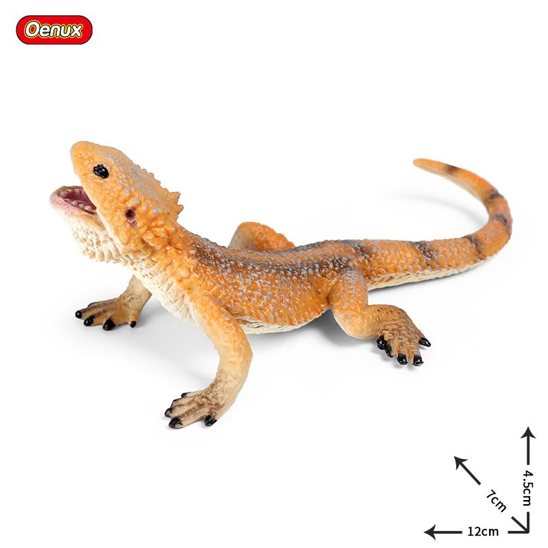 Oenux Новая Симуляция Дикие Рептилии Животные Фигурки Действия Модель Ящерицы Фигурки Детское Образование Когнитивная Сцена Декорация Игрушка