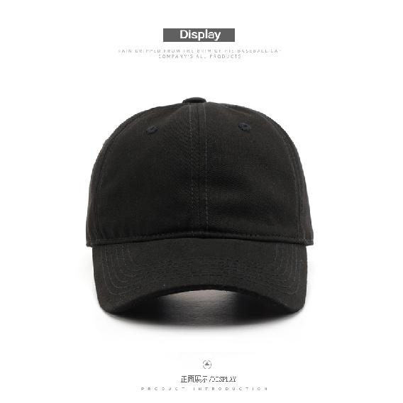 Women's solid-color, plain, washed baseball cap for outdoor activities, suitable for men, providing sun protection and shade