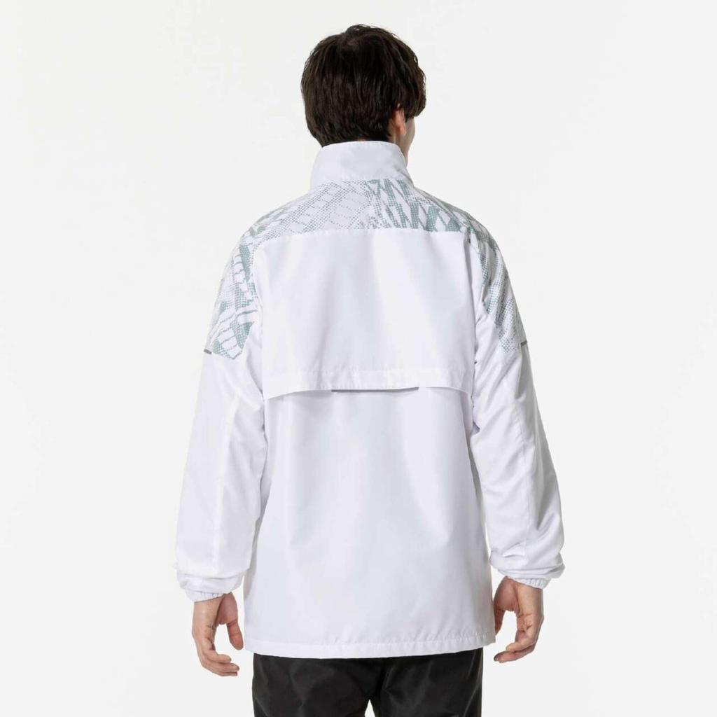 Куртка для тенниса Breath Thermo Warmer с водоотталкивающими свойствами, влагопоглощающая, генерирующая тепло 62MEB520 белая [Mizuno]