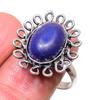 Lapis Lazuli Gemstone 925 Sterling Silver Jewelry Ring Size 10