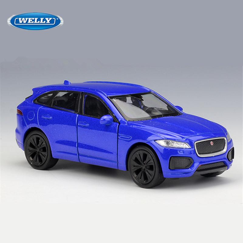 Welly 1/36 JAGUAR F-Pace F-Type Модель автомобиля из сплава Литые металлические транспортные средства Модель автомобиля Симуляция Коллекция Детский подарок Украшение