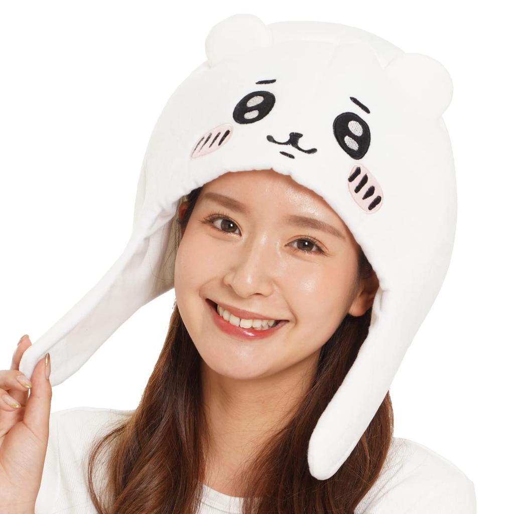 SAZAC Флисовый Кигуруми Один Размер Подходит Всем Шапка, Chiikawa, Взрослый, [Chiikawa]