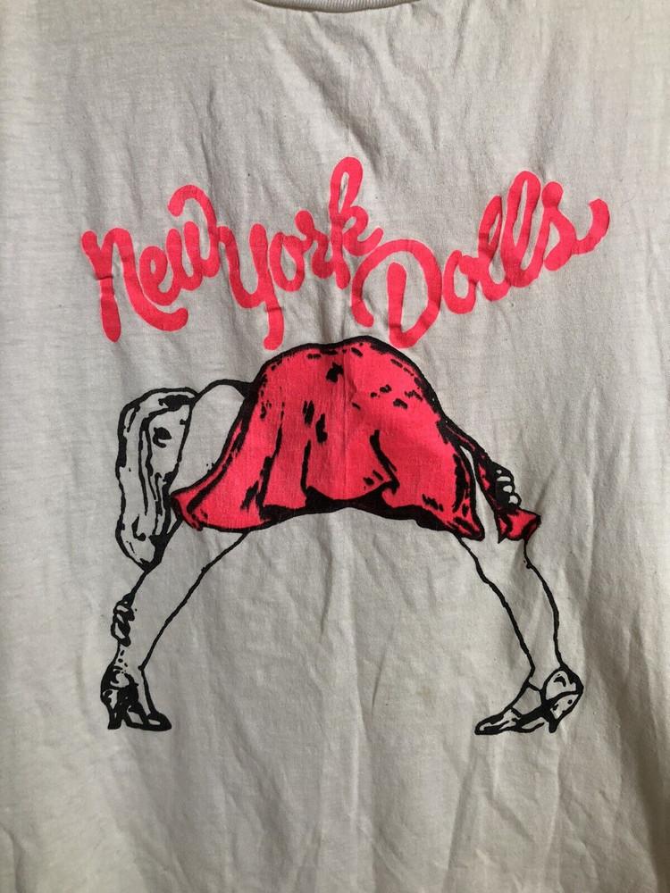 New York Dolls Джонни Тандерс Подарок для фаната Белая Все размеры Унисекс футболка AR15 Унисекс футболка