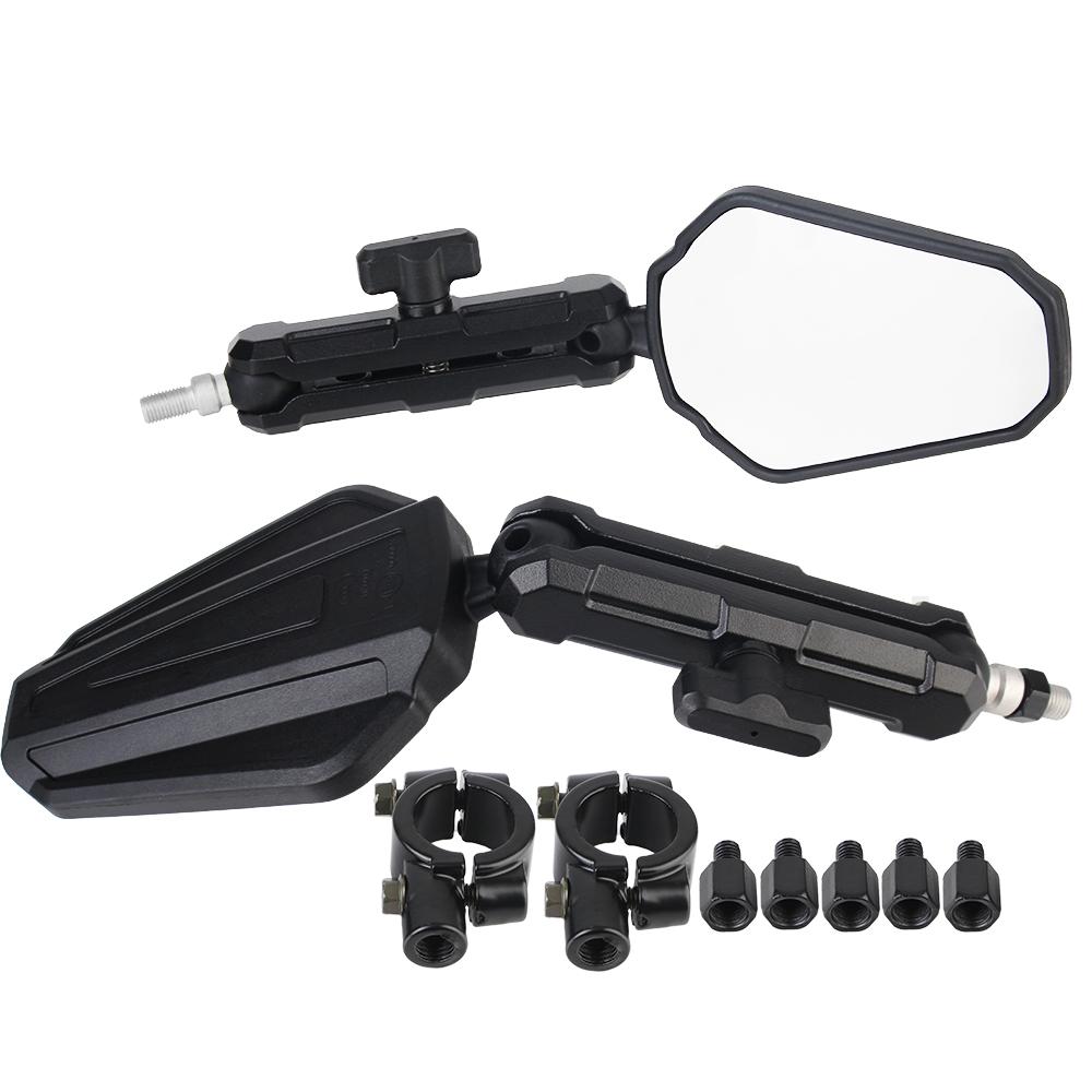 Складные зеркала заднего вида для мотоциклов Off Road Adventure, боковые зеркала с широким обзором, складные универсальные аксессуары для мотоциклов