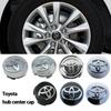4 шт. 57/62 мм Колпачок ступицы колеса автомобиля Значок Для C-hr Prado Rav4 Prius Yaris Hilux Avensis Corolla Camry