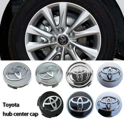4 шт. 57/62 мм Колпачок ступицы колеса автомобиля Значок Для C-hr Prado Rav4 Prius Yaris Hilux Avensis Corolla Camry