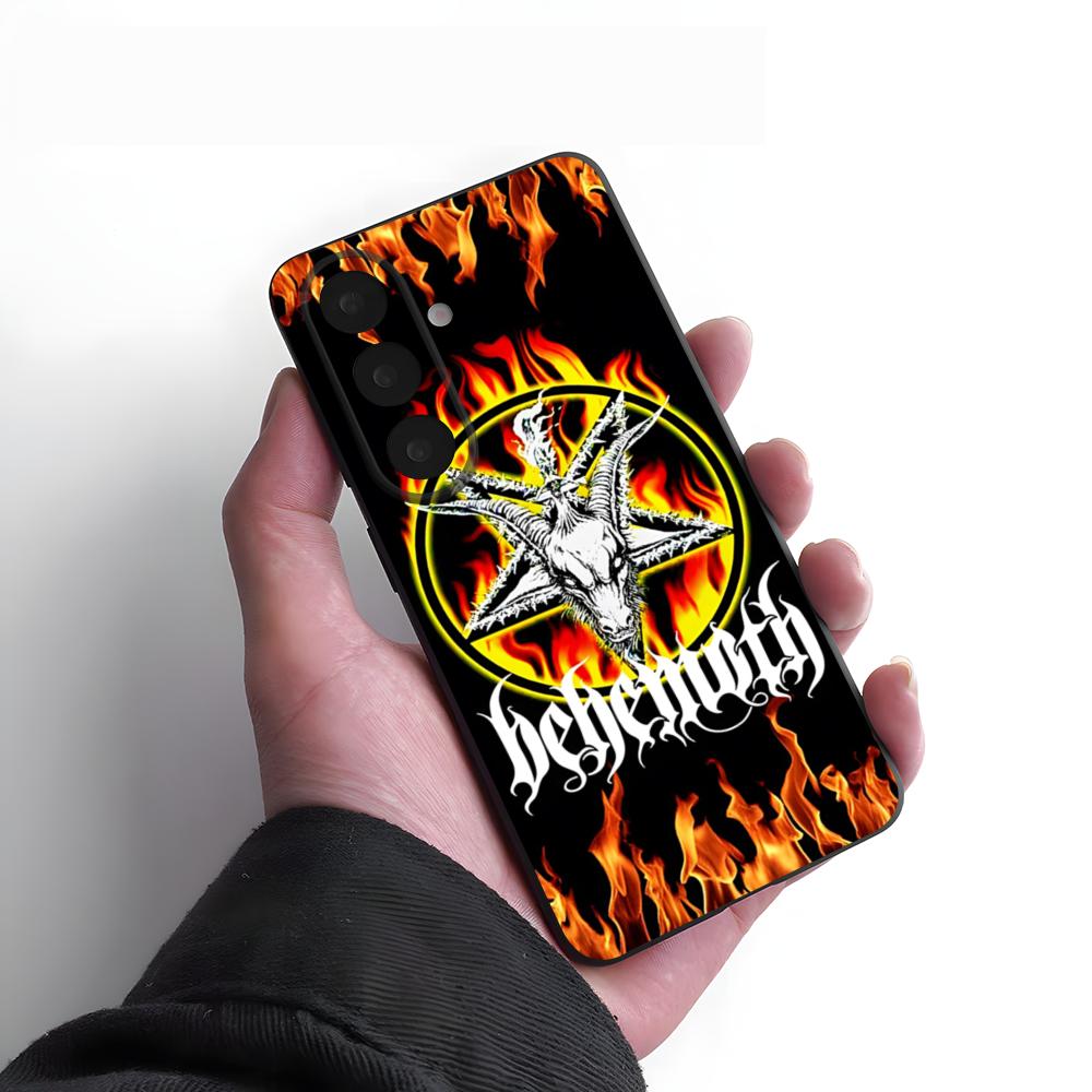 Чехол для телефона Band Behemoth для Samsung S26 S25 Plus S20 S20 Plus S22 Ultra S23 FE S21 Plus S21 Ultra Мягкая крышка