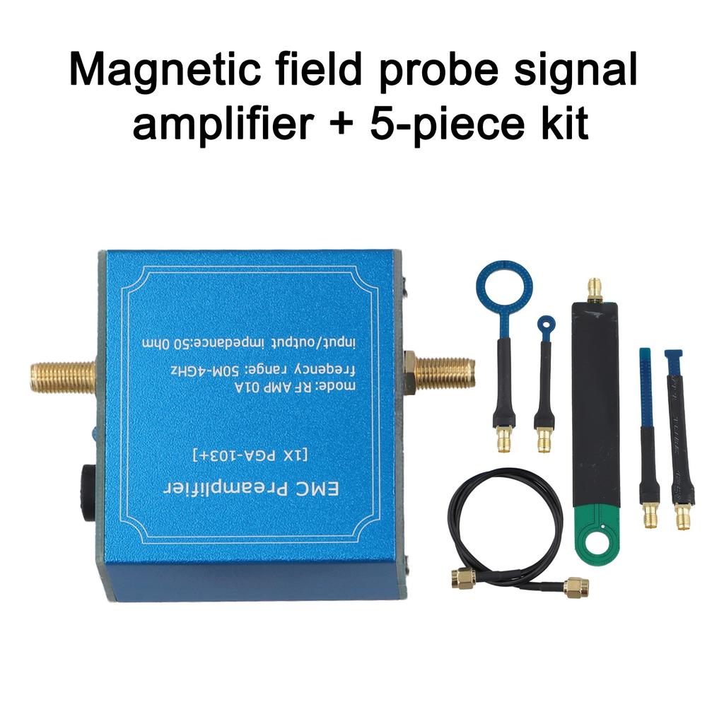50M-4GHz LNAs, PGA-103 + EMC EMIss Magnetic Field Probe Signal Amplifiers Preamplifier Magnetic Field Probe Signal Amplifiers