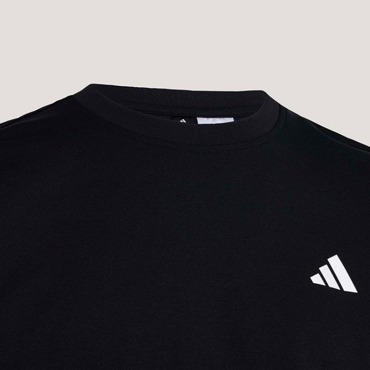 adidas Мужская дышащая футболка с коротким рукавом и круглым вырезом из Sorona KU6400