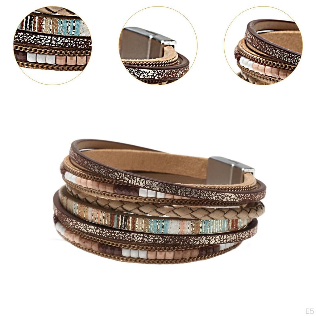 Браслет Конверт Bohy Boho Подарок на день рождения Сделано вручную Украшение Креативный Многослойный