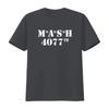 MASH 4077-я футболка с потертостями для мужчин Винтажный стиль Принт винтажный Стирка винтажная Мягкая Повседневная Удобная Слегка эластичная Дышащая