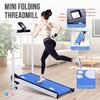New Electric Foldable Treadmill LED Display Jog Space Walk Machine No Floor Space Easy To Move Aerobic Sport Fitness Equipment