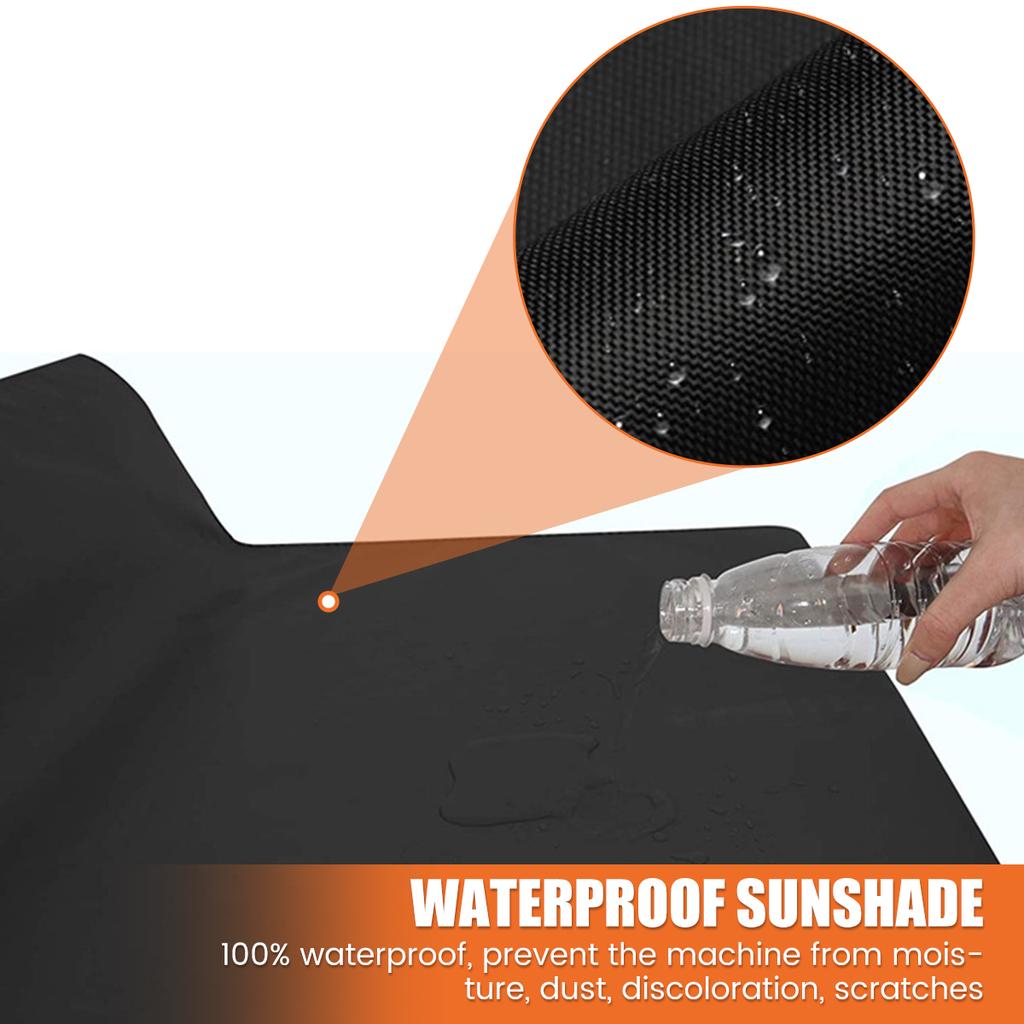 Washing Machine Cover Dust Cover  Oxford Cloth Universal Full Automatic Drum Washer Protector for Dryer Covers with Zipper