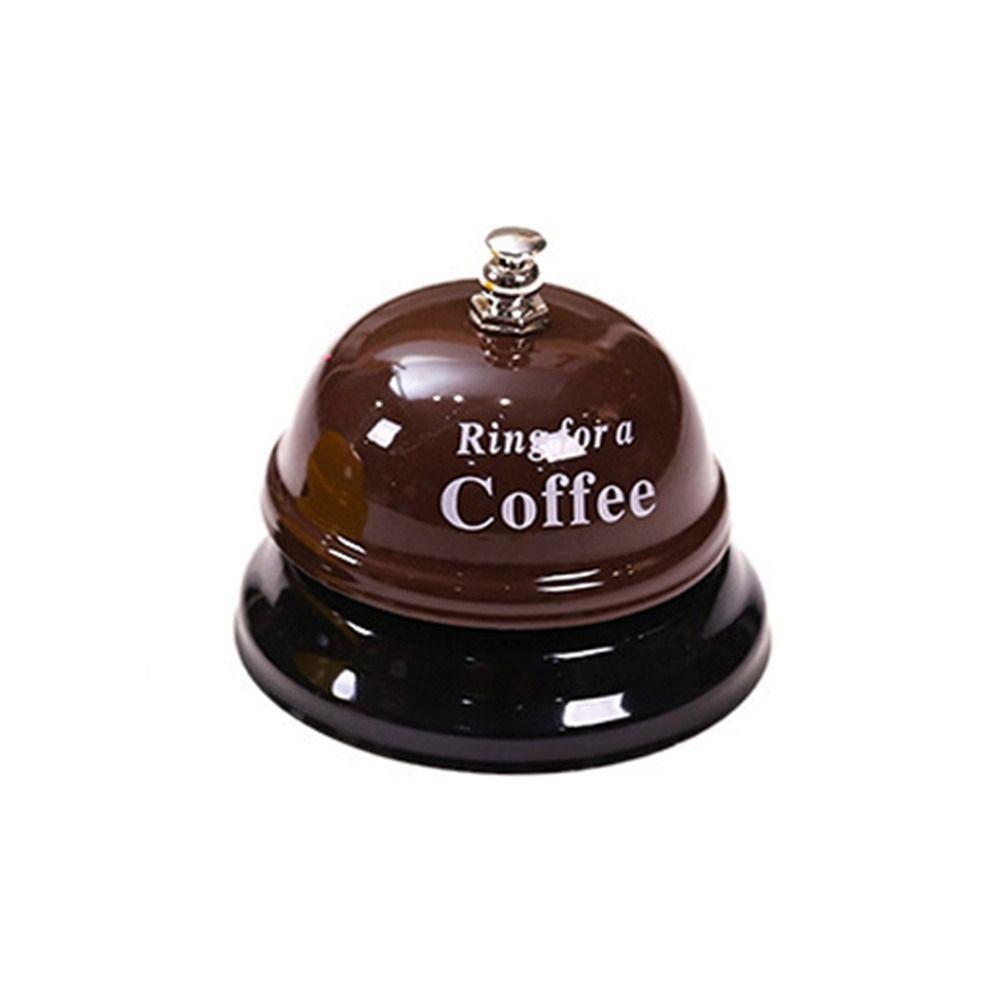 Простой в использовании звонок для стола, звонок из железа, симпатичный металлический звонок, новинка, напоминание об ужине, подарок для студента