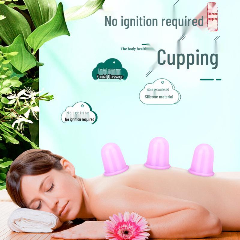Silicone Vacuum Cupping Set for Salon & Home Gua Sha Therapy