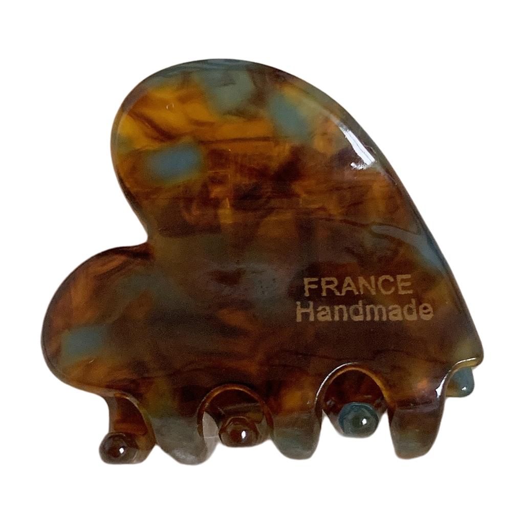 Small Heart Shaped Acetate Hair Clips For Women Men Non Slip Korean Style Hair Accessories