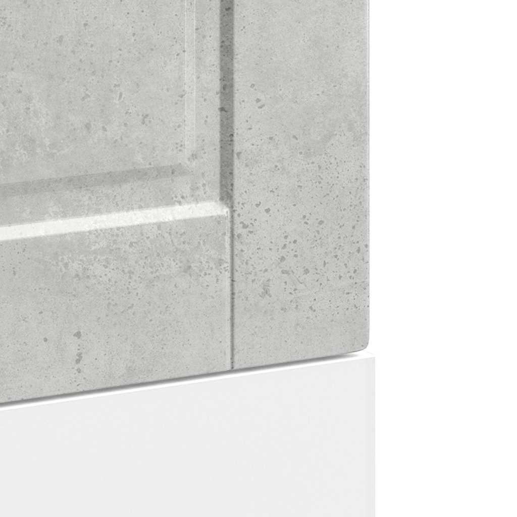 Dishwasher Panel Porto Concrete Grey 45 x 1.5 x 57 cm Wood Based Material