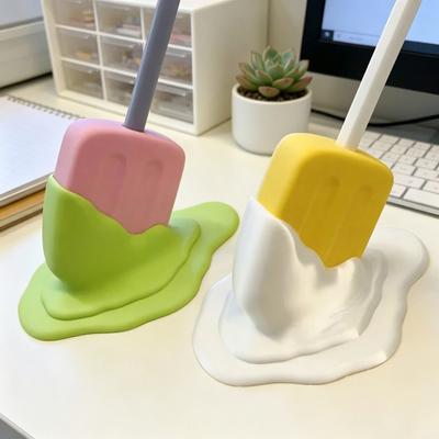 Подставка для ручек в виде тающего мороженого, 3D-печатный настольный органайзер для ручек, карандашей, креативный декор для рабочего стола
