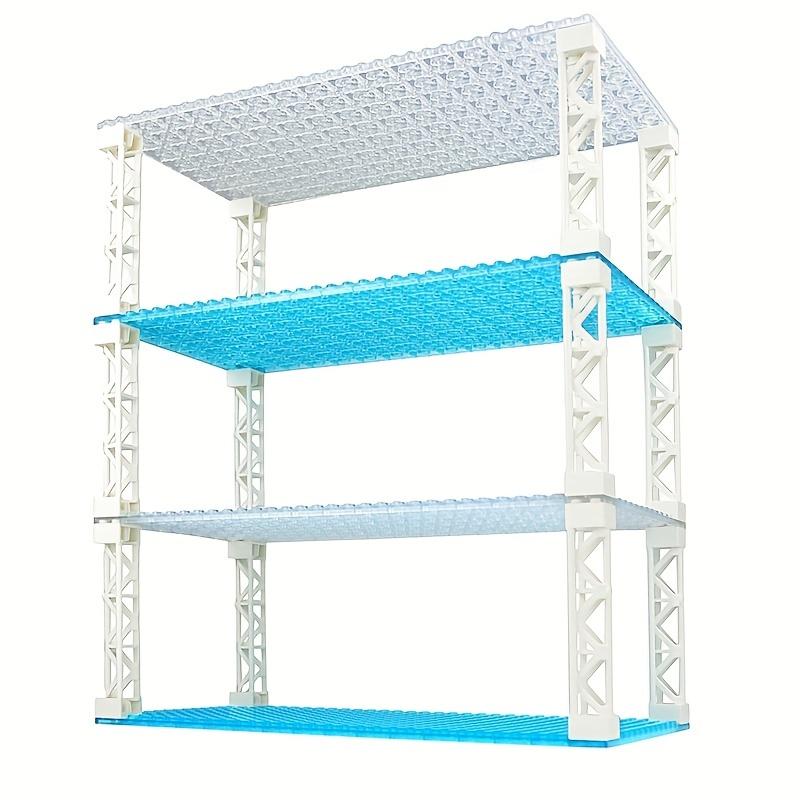 Transparent Base Plate Double-Sided Baseplate for Figures Building Blocks Toys Leduo Kid City Plates Plastic Blocks