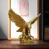 Eagle Resin Golden Eagle Statue Art Animal Model Collection Ornaments Wine Cabinet for Home Office Desktop Feng Shui Decor Gifts