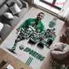 Ковер Sporting Lisbon для гостиной, спальни, дома, украшение дивана, нескользящий коврик для игр детей