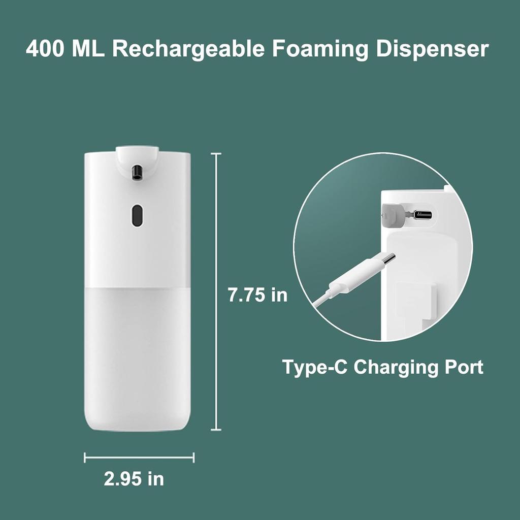400 мл IPX5 Водонепроницаемая настенная бесконтактная машина-санитайзер для мытья рук Интеллектуальный электрический автоматический сенсорный дозатор мыла