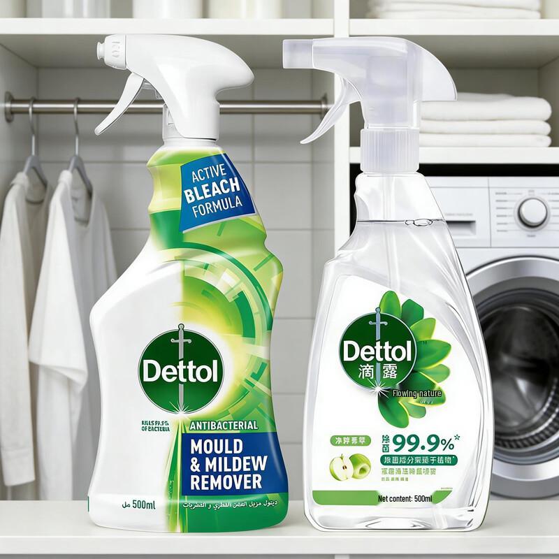 Dettol Home Disinfectant & Mold Remover Spray Set