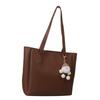 Trendy Pu Large Shoulder Bag For Women 2023 Fashionable Tote Bag With Lining