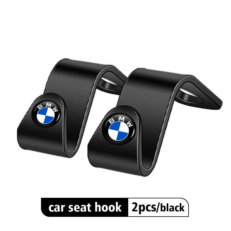 ADZW9 2/4pcs Car Rear Seat Hook Storage Hanger Organizer Accessories For BMW M Performance E36 E46 E60 E90 E91 E92 E93 F30 F20