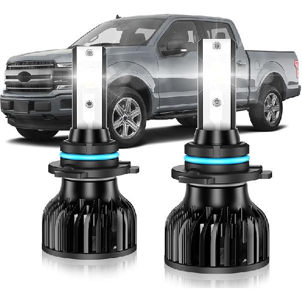 Fit For Ford F150 2015 2016 2017 2018      Low Beam, Super Bright 6000K Cool White Light Bulbs, Plug And Play, Pack Of 2