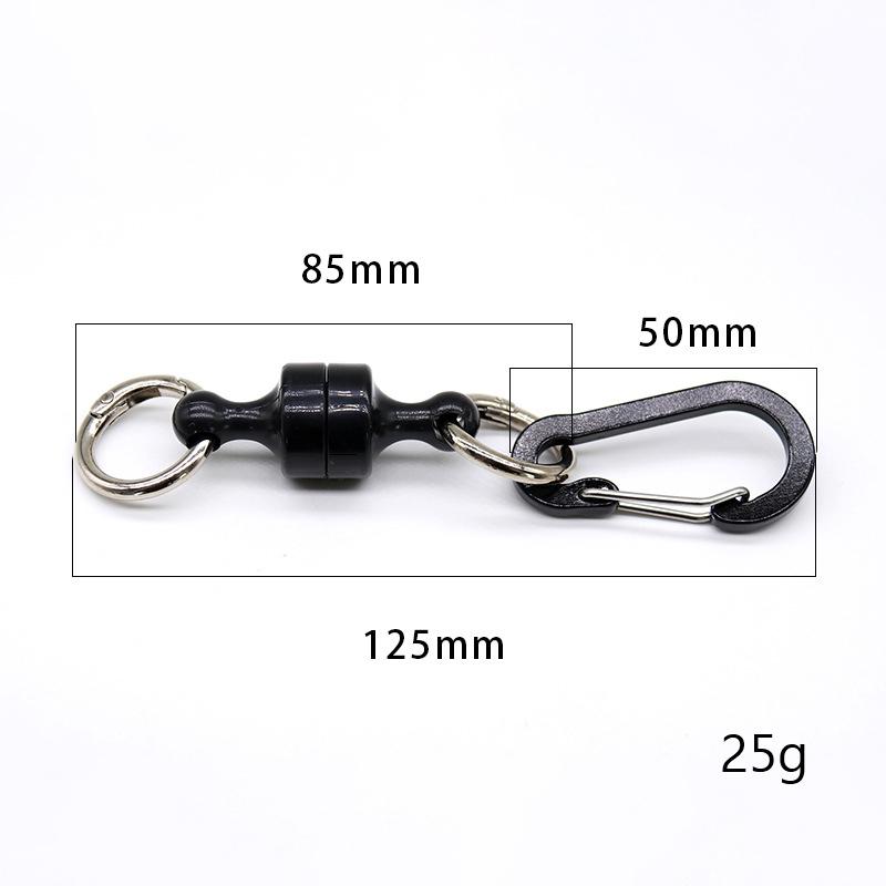 Портативный стальной рыболовный MRC крепкий магнитный быстросъемный держатель для сети с рыболовной катушкой шнур алюминиевый карабин