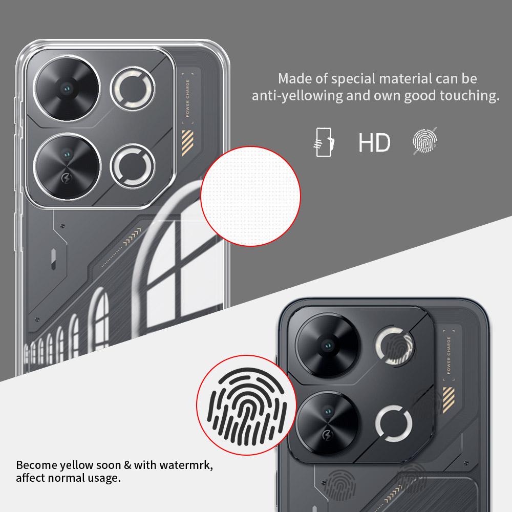 Для Itel P65 Чехол Прозрачный Мягкий Силиконовый Бампер Чехол для Телефона Для ITEL P65 P 65 ITELP65 Модный Прозрачный Ударопрочный Новый Задний Чехол