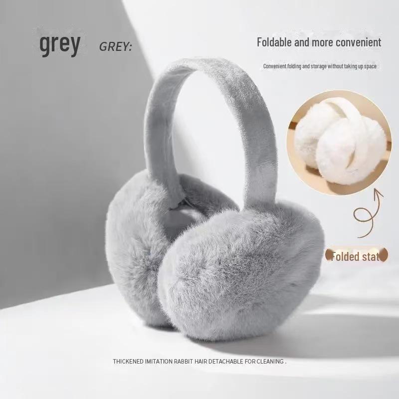 Складные мягкие пушистые зимние наушники для мужчин, женщин и детей — комфорт для катания на лыжах и отдыха на природе