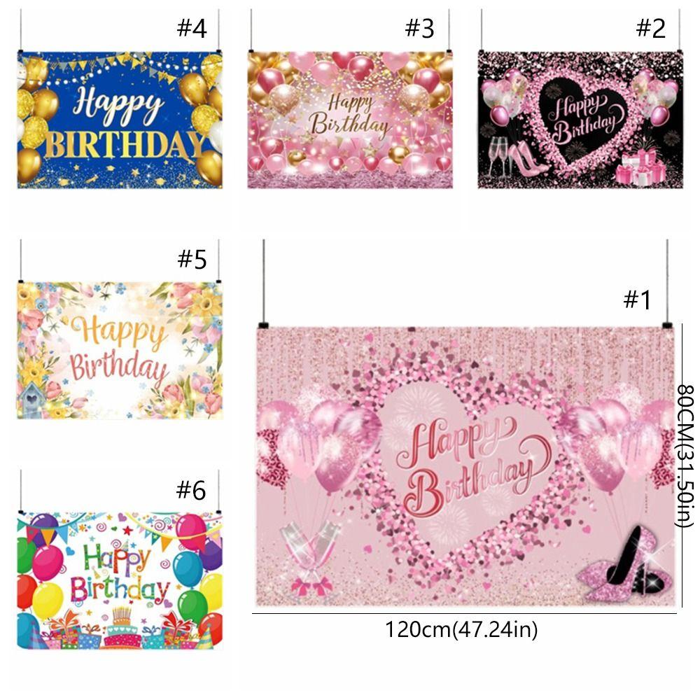 Любовь Сердце С Днем Рождения Фотография Фон Вечеринка Подвесной Баннер Домашний Праздник Декор