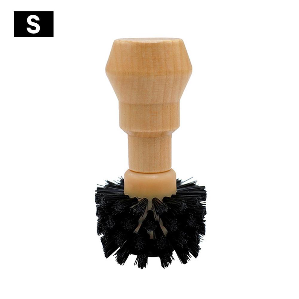 Переносная щетка для чистки темперов для кофе, профессиональная щетка для чистки кофе эспрессо для бариста с деревянной ручкой, кухонные принадлежности