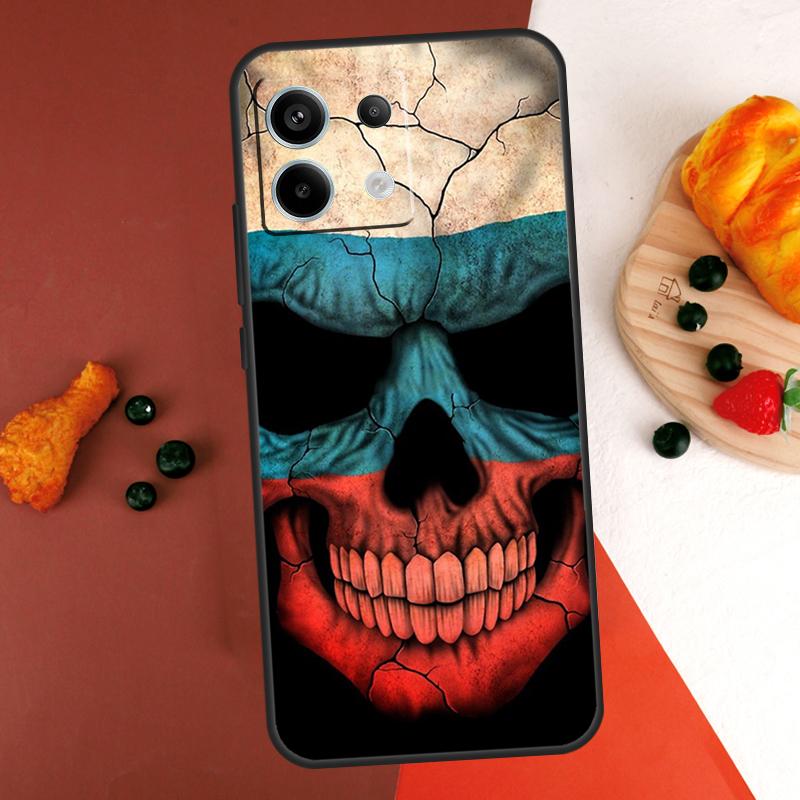 Russian Flag Case For Xiaomi Redmi Note 14 Pro 9 10 11 12 13 Pro 10S 11S 12S Redmi 13C 10C 12C 14C Coque