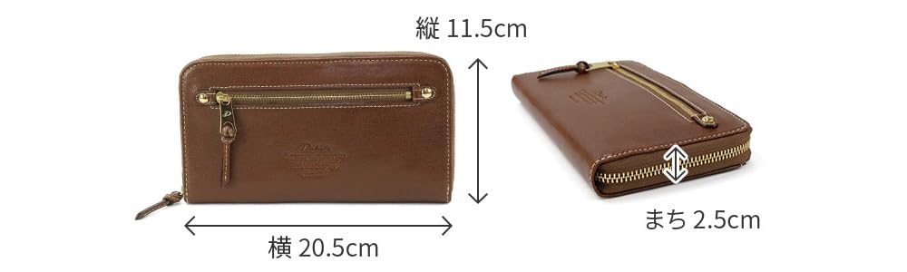 Длинный кошелек с круглой застежкой-молнией из натуральной кожи Moderno Orange [Dakota] для женщин DA-35097-34