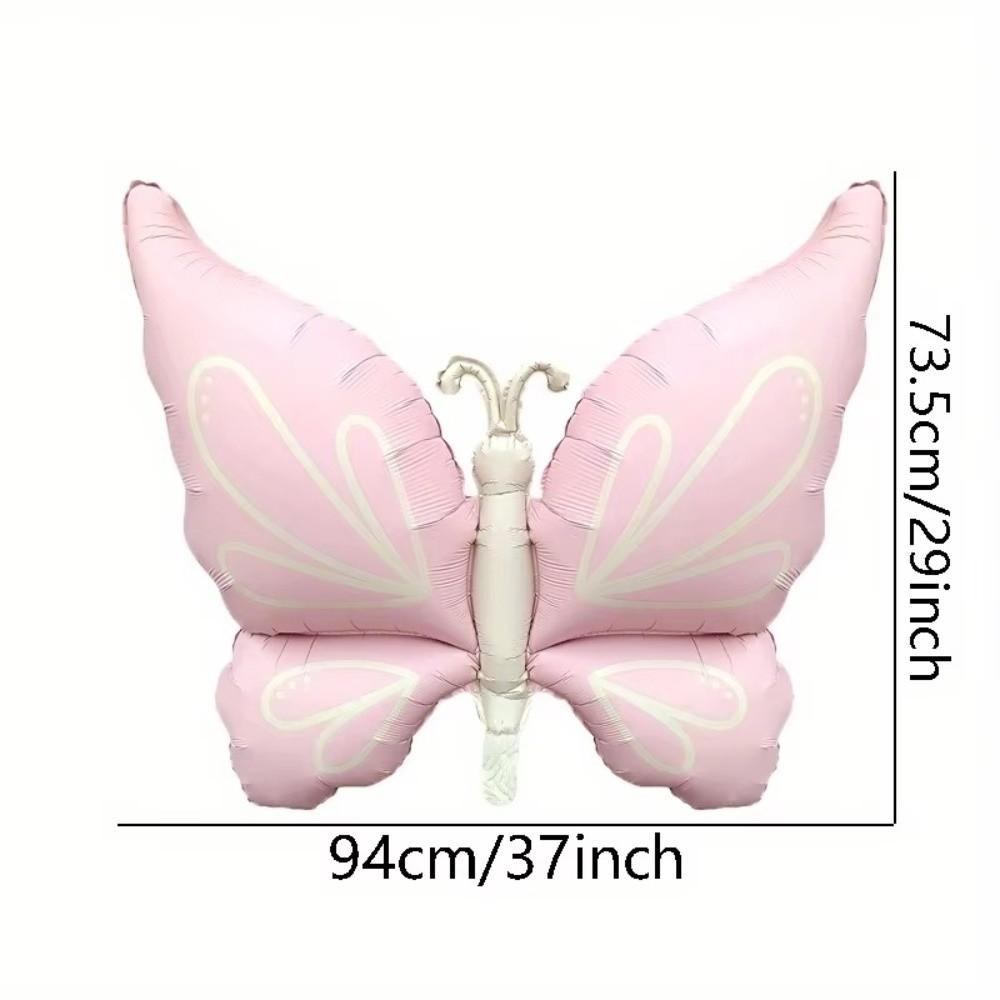 Matte Butterfly Shape Balloons Large Floatable Balloon Ins Aluminum Film Balloon Party Supplies