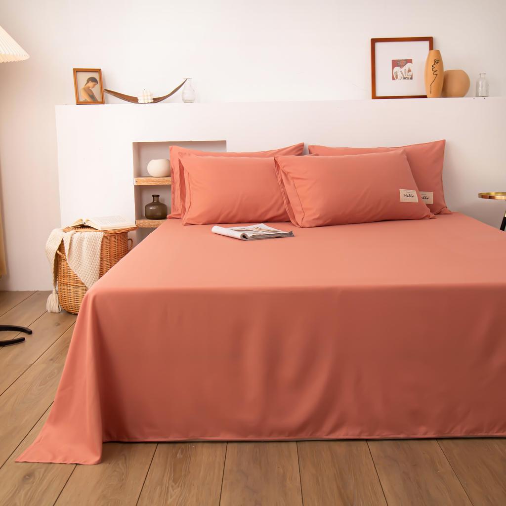 Bed Sheet Set Solid Double Bed Sheet Fabric Sheet Double Bed Household Sheet