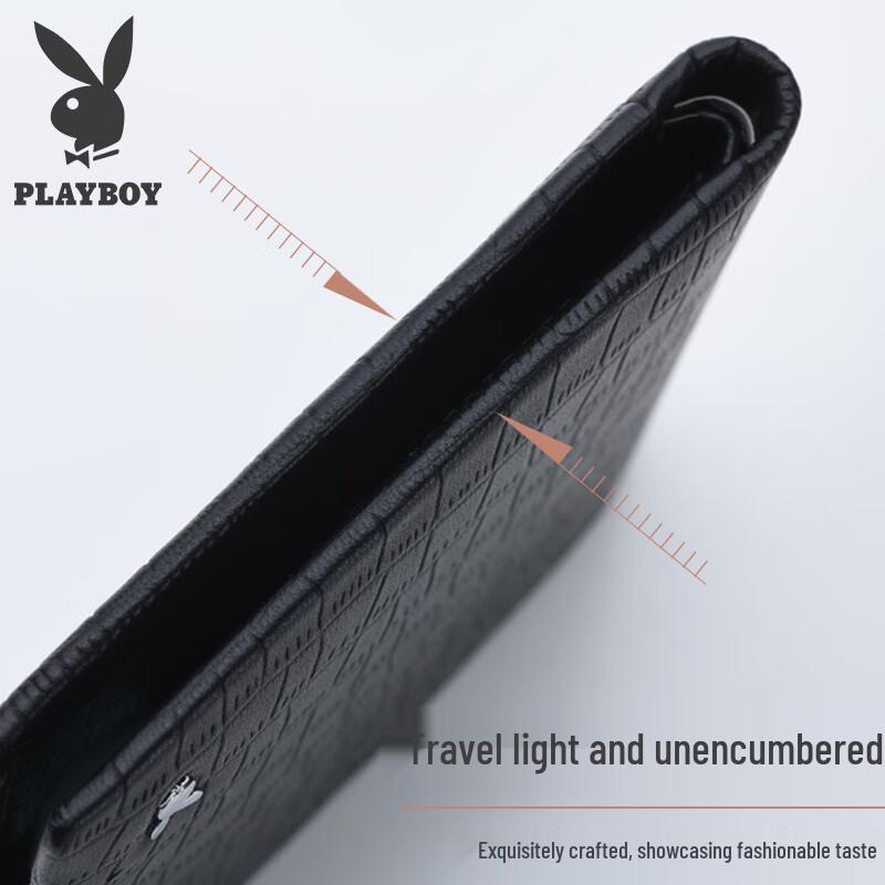 PLAYBOY Мужской кошелек-портмоне из натуральной кожи
