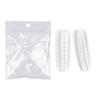 60Pcs Fake Nails Quick Building Removable Harmless Allergy Free Ultra-Thin Extend Nail Plastic Transparent Nail Mold Tips Manicure Designs