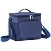 So happy Cooler Soft Cooler Large Shoulder 10L I'm Bag, Small, Foldable, Box, Cool, Stylish, Capacity, Bag, (военно-морской флот)