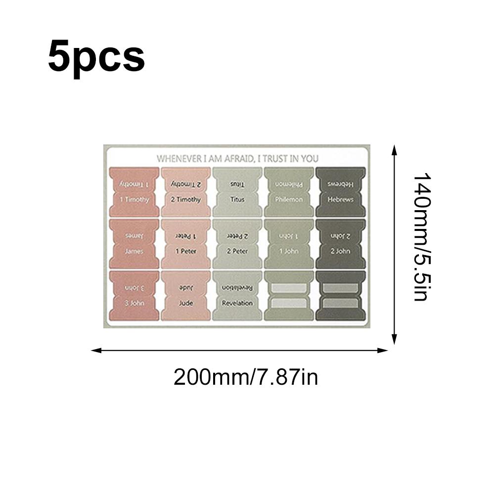 5 листов Библии, индексная этикетка, наклейка, самоклеящиеся бумажные вкладки, инструмент для изучения (Моранди)