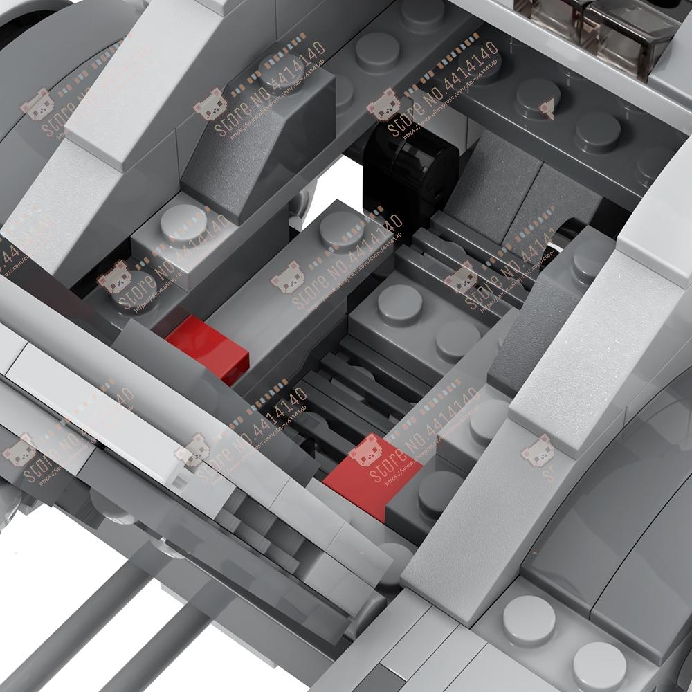 Межзвездный Фильм Плавающий Танк MOC Строительные Блоки Сделай Сам Имперская Военная Бронированная Боевая Машина Модель Сборка Игрушки Для Детей