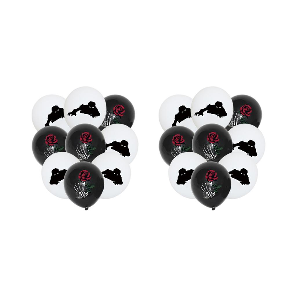 Хэллоуин Черный Скелет Роза Украшения Одноразовые Принадлежности Посуда Украшения для Вечеринки на Хэллоуин