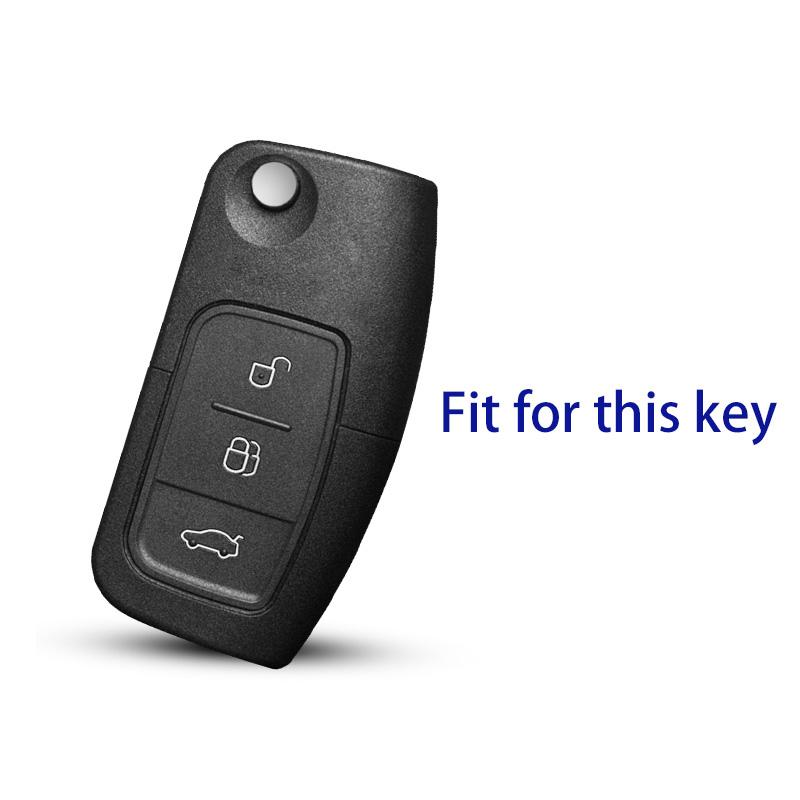 Для Ford Fiesta Focus Mondeo Falcon B-Max C-Max S-Max Eco Sport Galaxy Territory Keyless Car Key Case Cover Shell Fob Protector