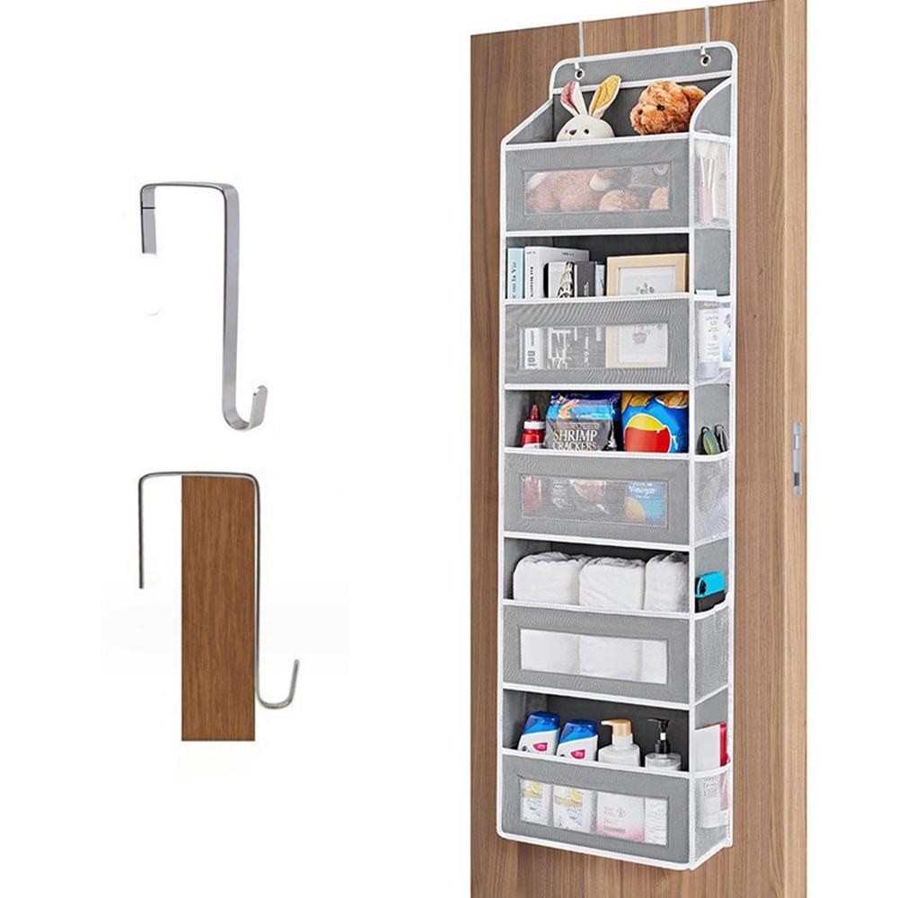 1 шт. 5-слойная нетканая подвесная сумка-органайзер для двери, большой вместимости, для хранения в ванной, спальне, на двери