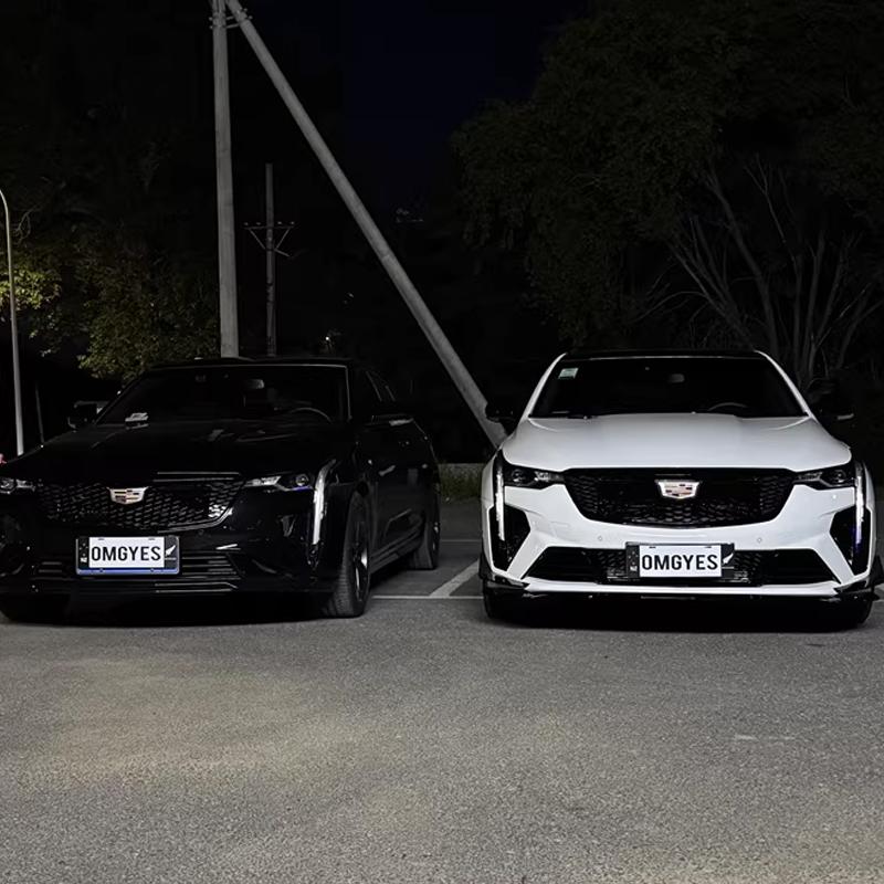 20,3X9,1 см АБС-значок на переднюю решетку автомобиля для Cadillac CT4 2025 2024 2017 2020 Заменяемый значок 13,5X5,4 см Наклейки на задний багажник