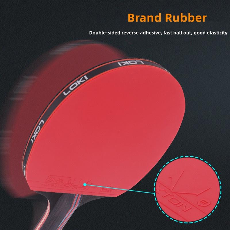 LOKI X1/X2/X3 ITTF ракетка для пинг-понга, профессиональная ракетка, высокоэластичная губка, резиновая ракетка для пинг-понга с сумкой для ракетки